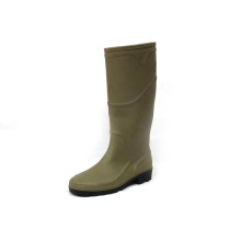 PVC Rain Boots (Shallow green upper / Black Sole)